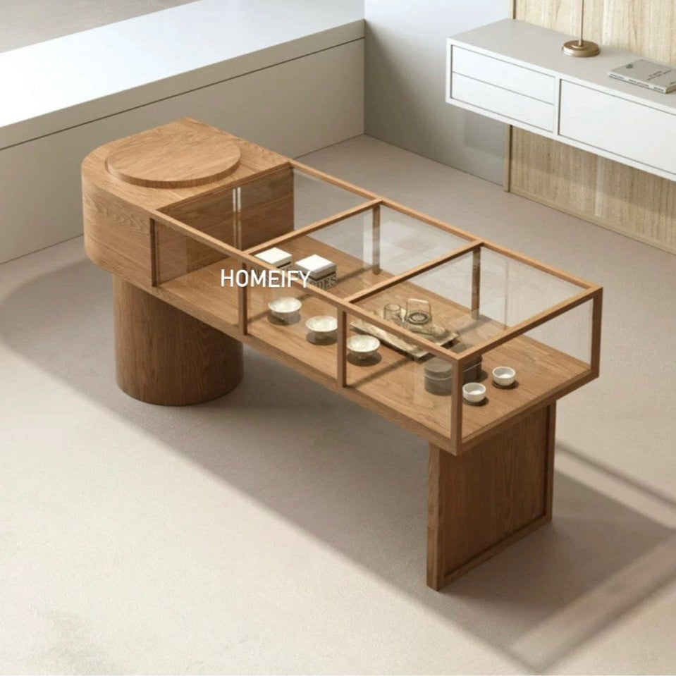 NELYO Modern Island Display Table