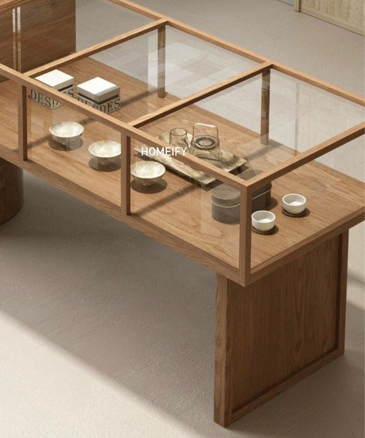 NELYO Modern Island Display Table
