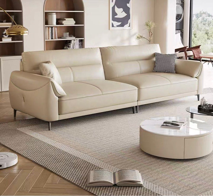 DIVERNO Modern Italian Leather Sofa