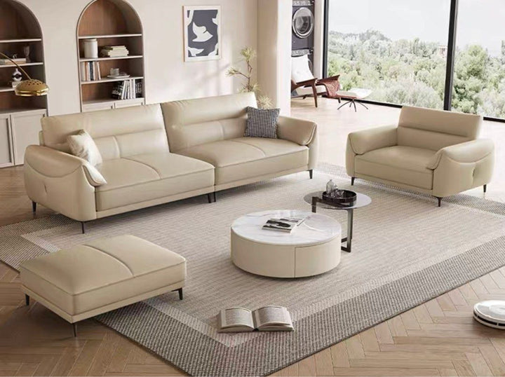 DIVERNO Modern Italian Leather Sofa