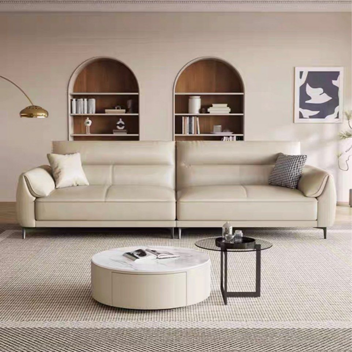 DIVERNO Modern Italian Leather Sofa