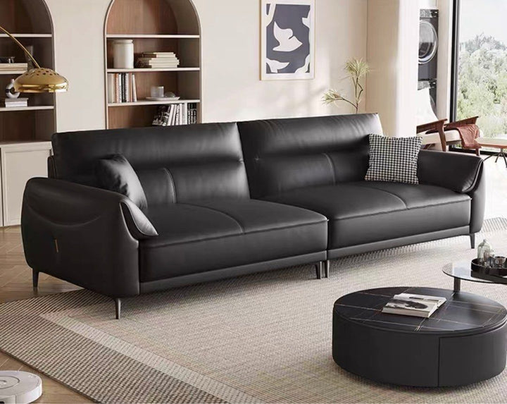 DIVERNO Modern Italian Leather Sofa