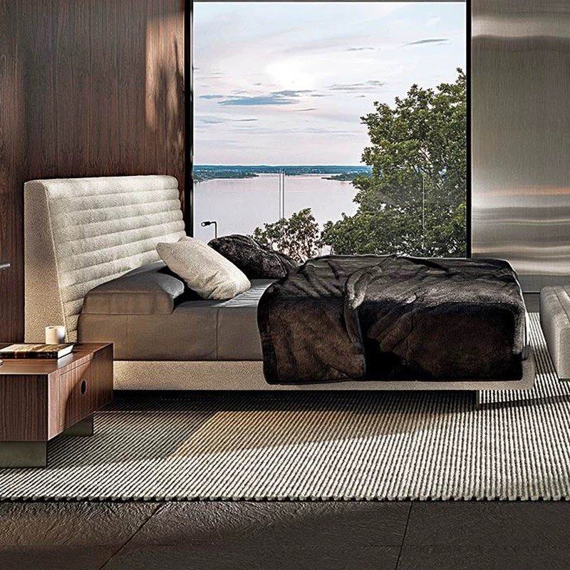 NETA Modern Fabric Bedframe