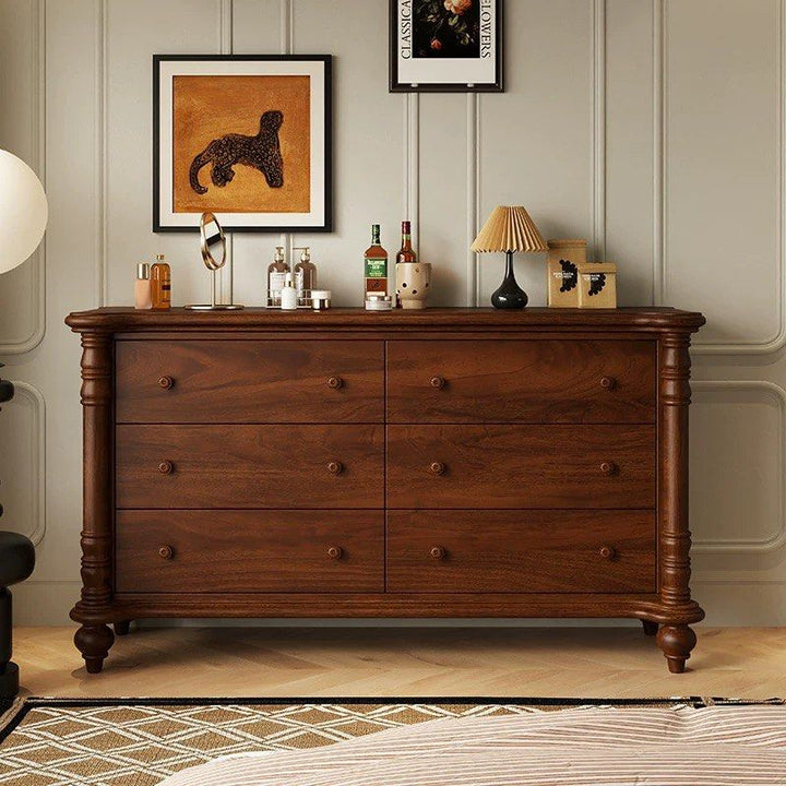 NAIN Victorian Walnut Chest Of Drawers