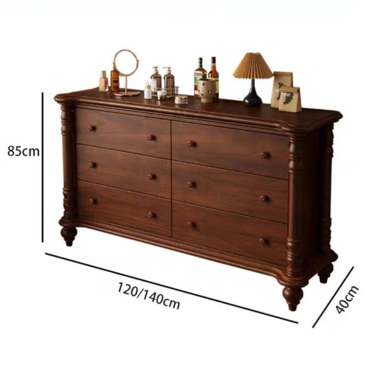 NAIN Victorian Walnut Chest Of Drawers
