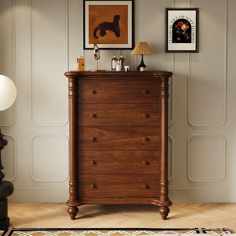 NAIN Victorian Walnut Chest Of Drawers