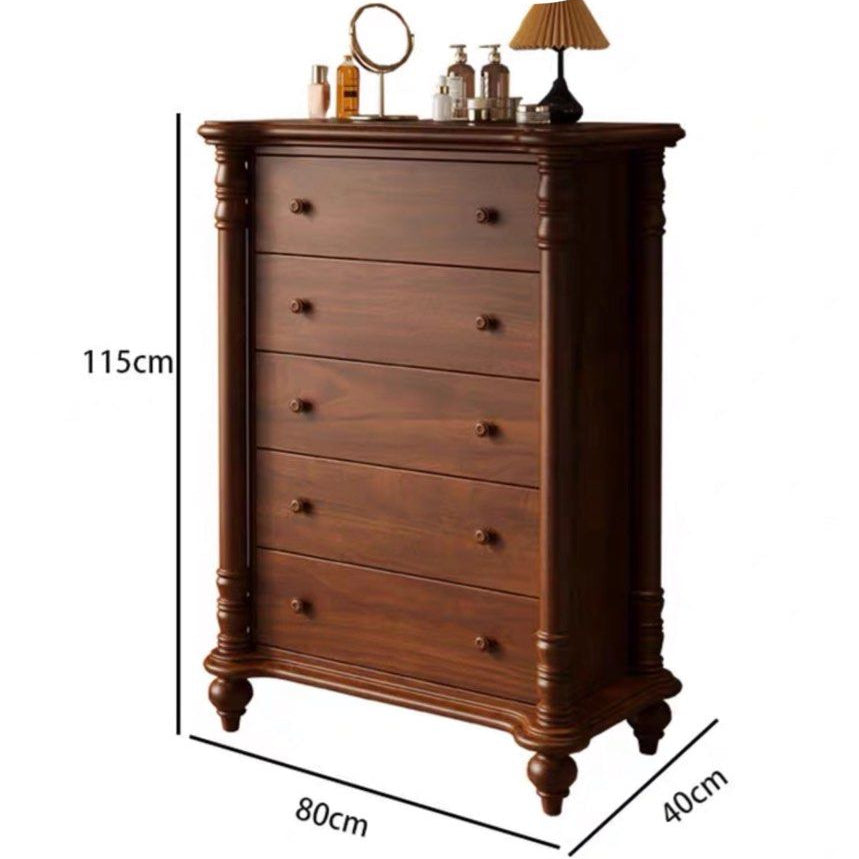 NAIN Victorian Walnut Chest Of Drawers