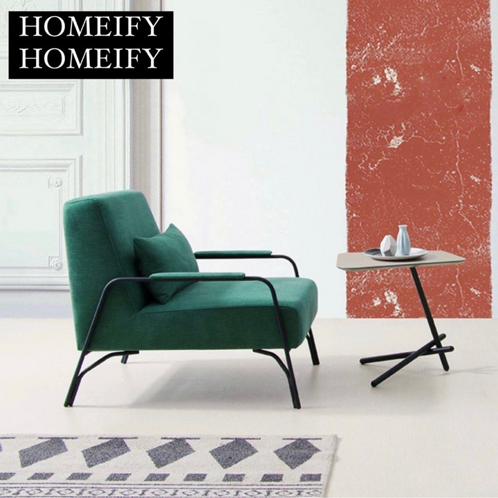 FINOLA Modern Lounge Chair With Ottoman
