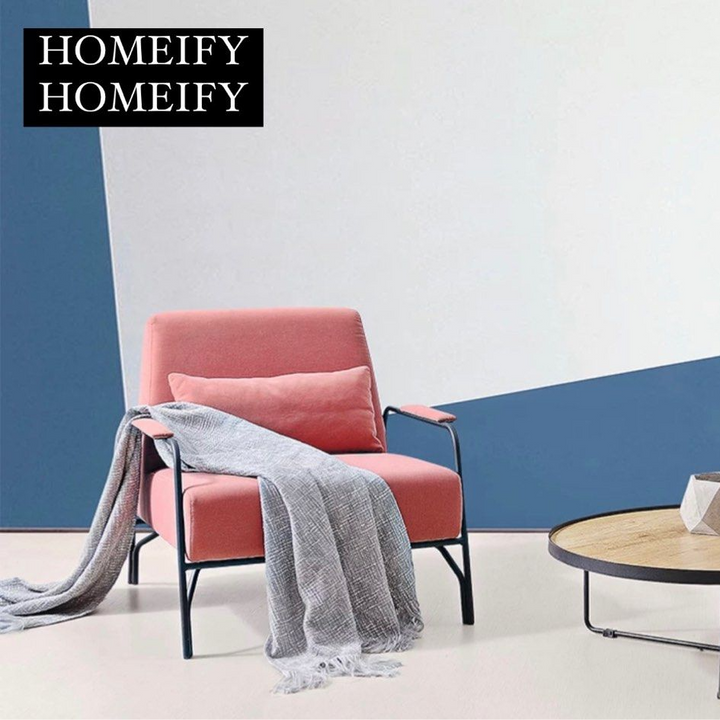 FINOLA Modern Lounge Chair With Ottoman