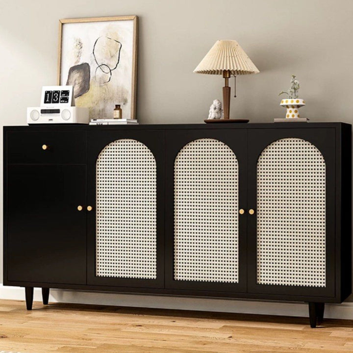 NOBU Modern Solid Wood Shoe Cabinet