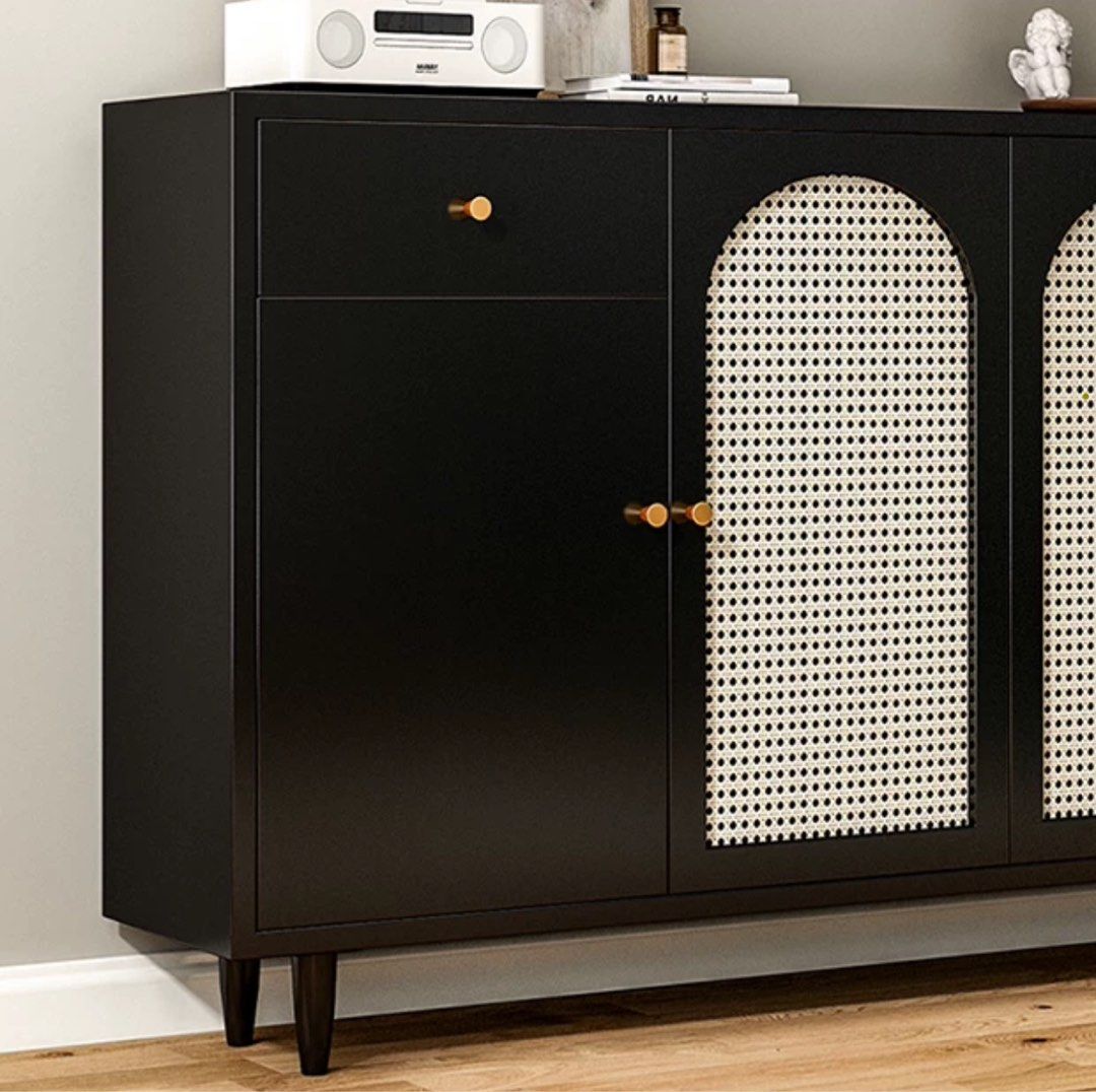 NOBU Modern Solid Wood Shoe Cabinet