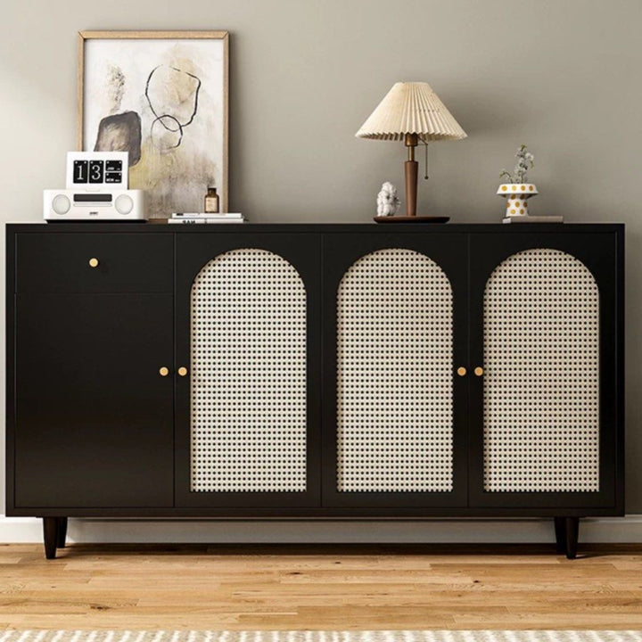 NOBU Modern Solid Wood Shoe Cabinet