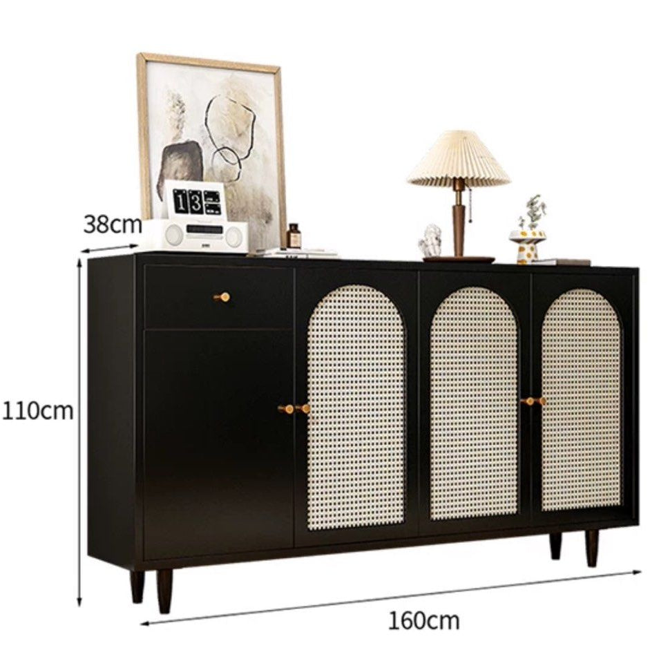 NOBU Modern Solid Wood Shoe Cabinet