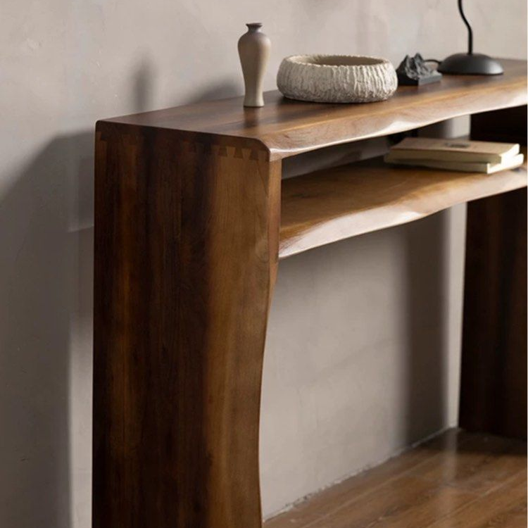 ZIA Rustic Walnut Console Table
