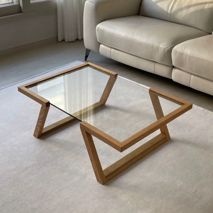 BOYLAN Modern Glass Coffee Table
