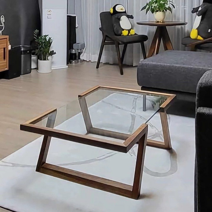 BOYLAN Modern Glass Coffee Table