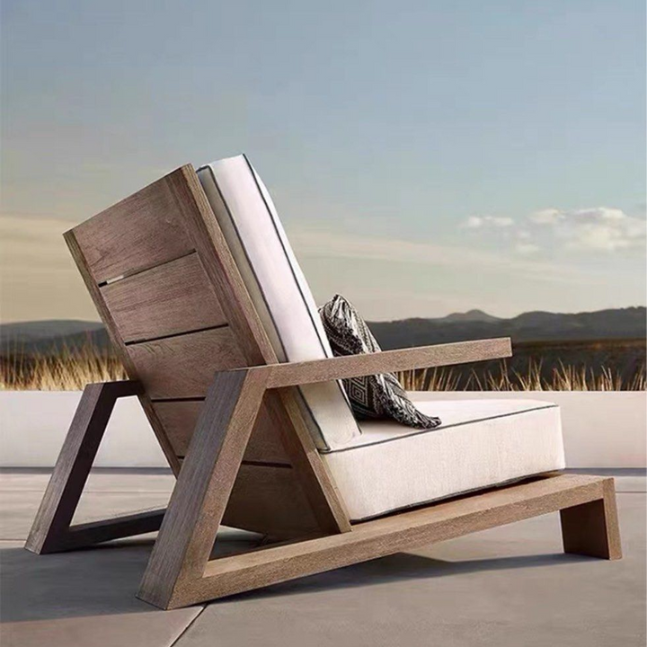 HAODEN Modern Teak Wood Outdoor Sofa