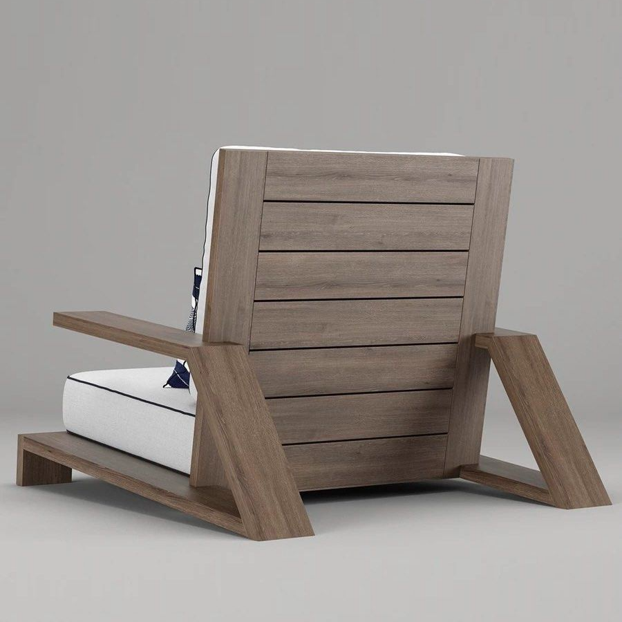HAODEN Modern Teak Wood Outdoor Sofa