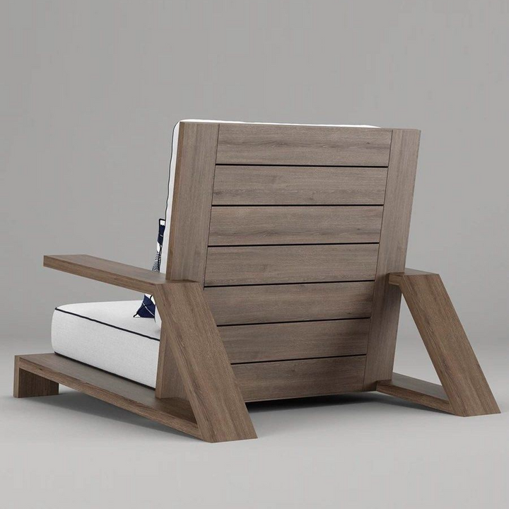 HAODEN Modern Teak Wood Outdoor Sofa
