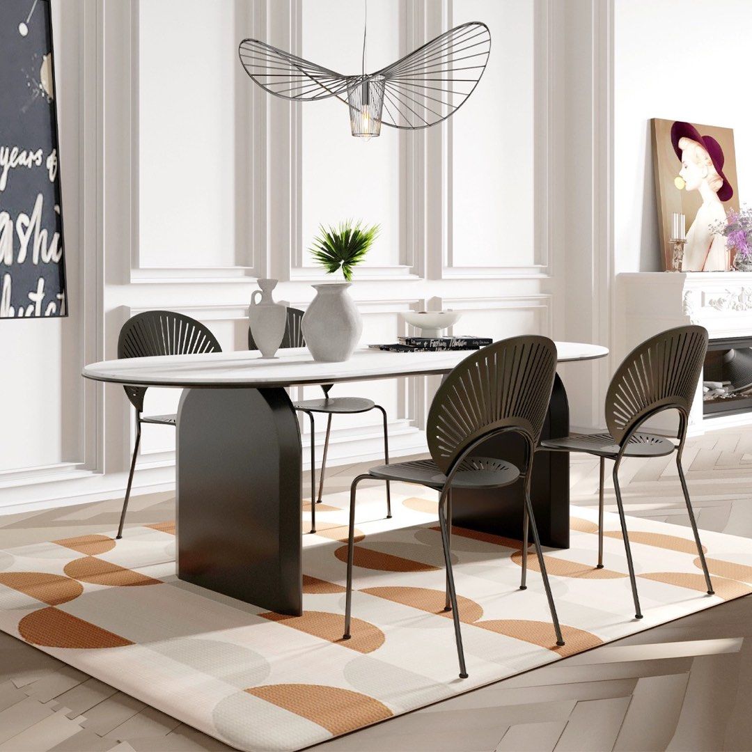 OLWEN Modern Sintered Stone Dining Table