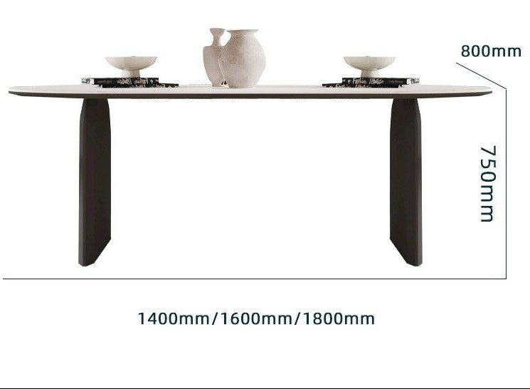 OLWEN Modern Sintered Stone Dining Table