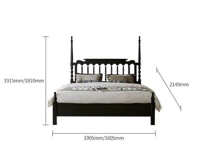 ODIN Mid-Century Solid Wood Bedframe