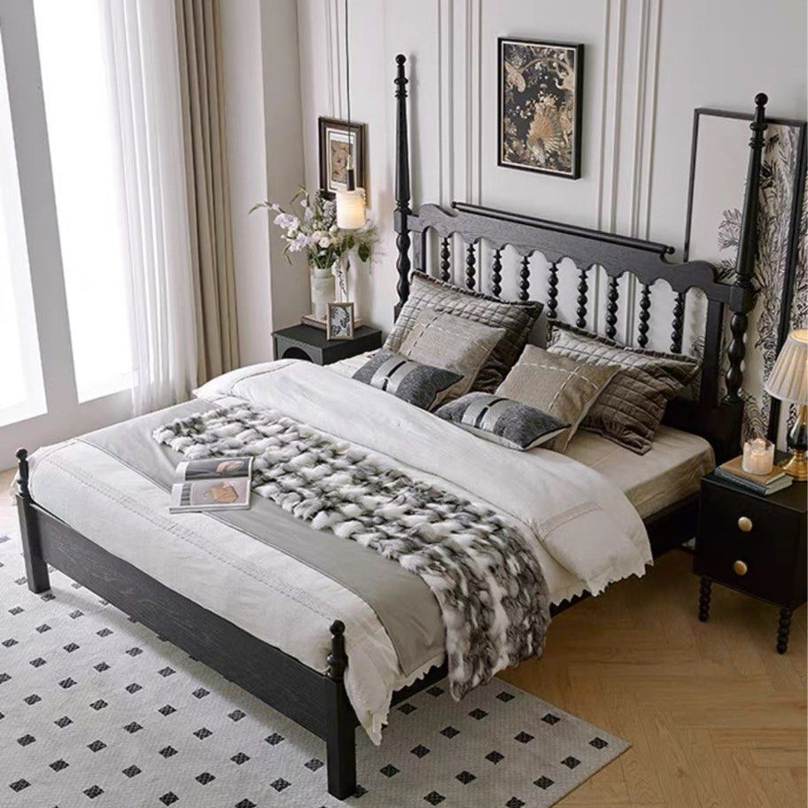 ODIN Mid-Century Solid Wood Bedframe