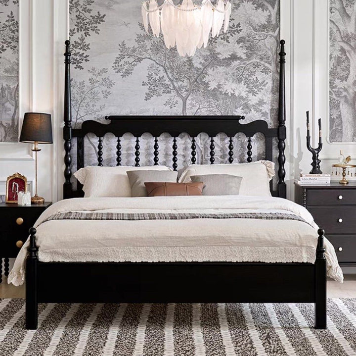 ODIN Mid-Century Solid Wood Bedframe