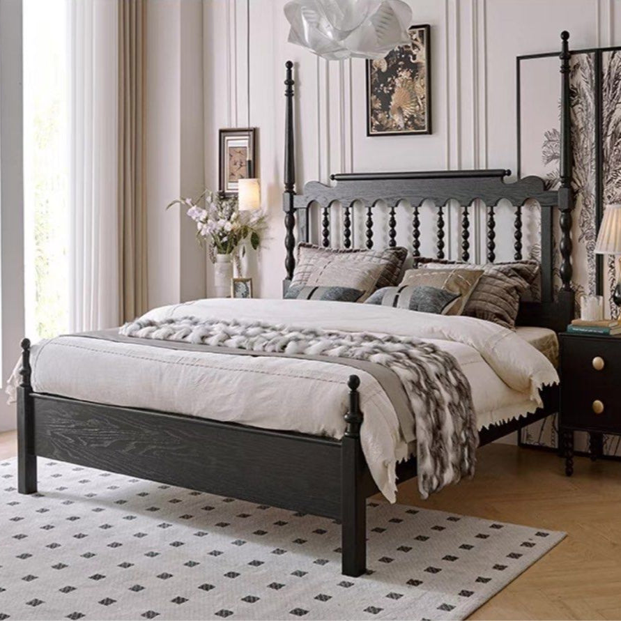 ODIN Mid-Century Solid Wood Bedframe