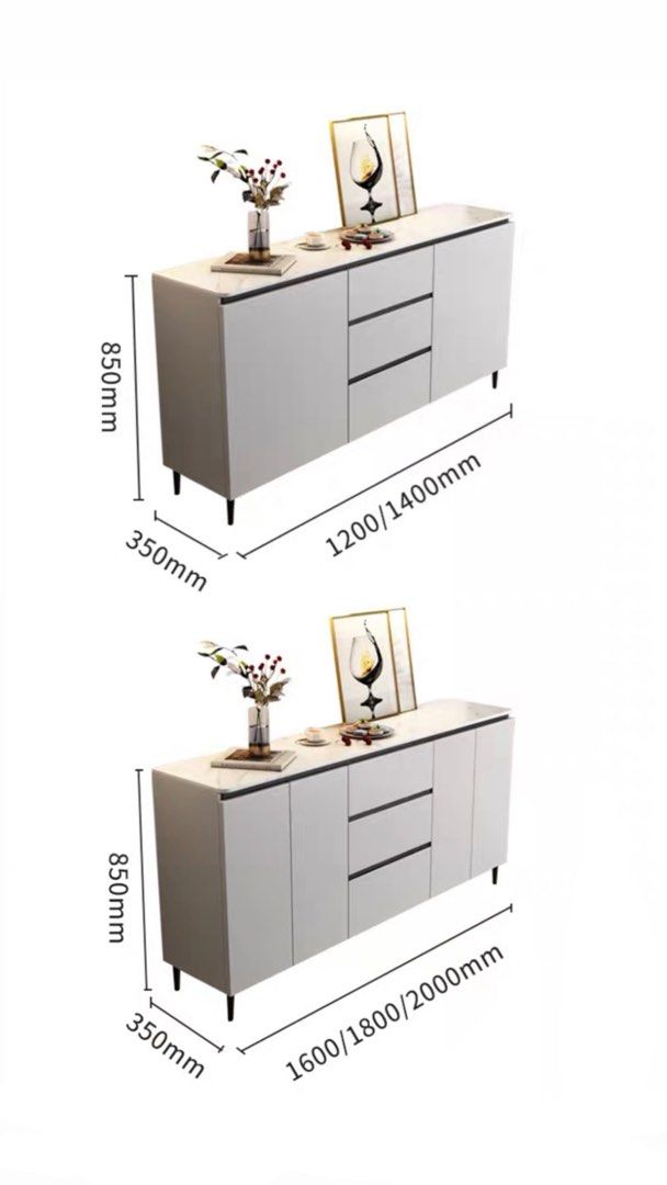 EDOARDO Modern LED Sideboard Cabinet