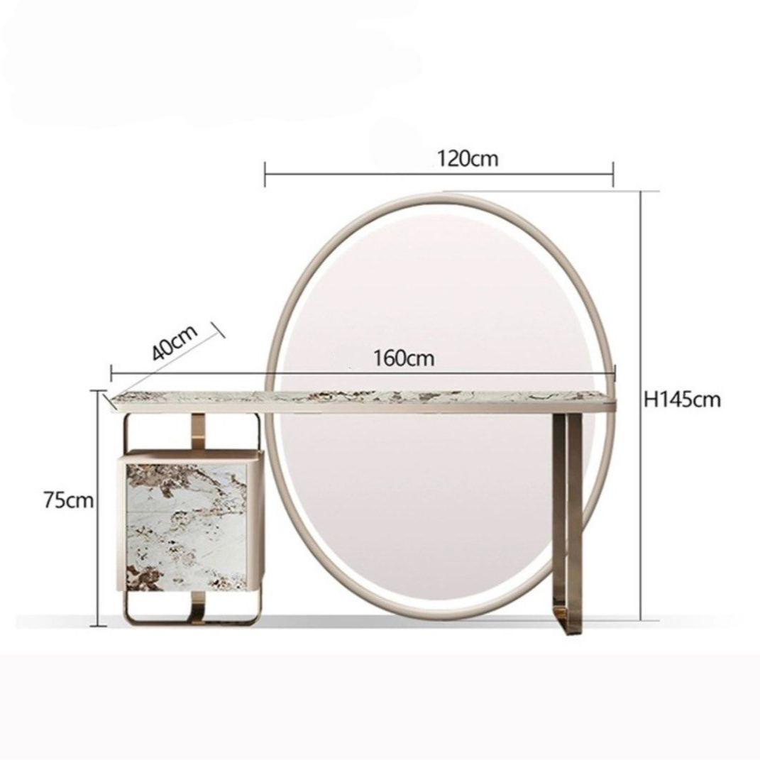 OFRA Modern Sintered Stone Vanity Table