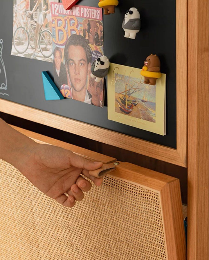 OFRE Solid Wood Ultra Thin Shoe Cabinet