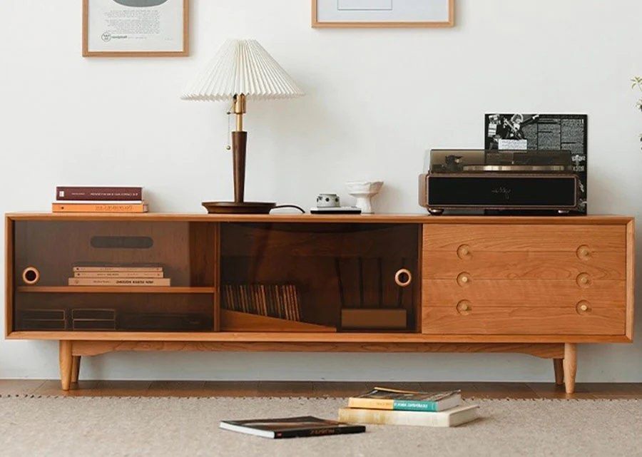 TARKIN Solid Wood TV Console