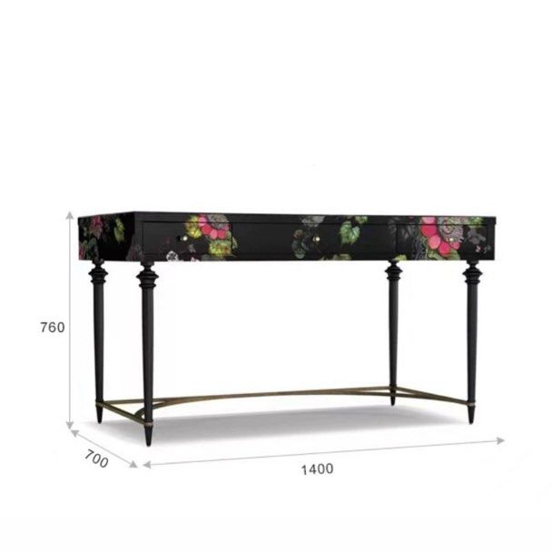 OLIVA Mid Century Vanity Table