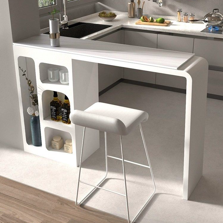 TYSON Modern Sintered Stone Storage Bar Table