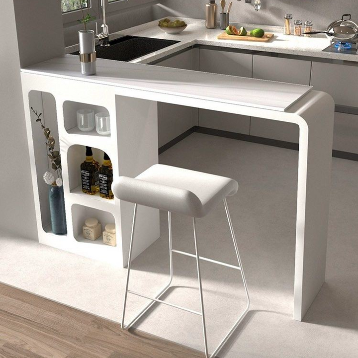 TYSON Modern Sintered Stone Storage Bar Table