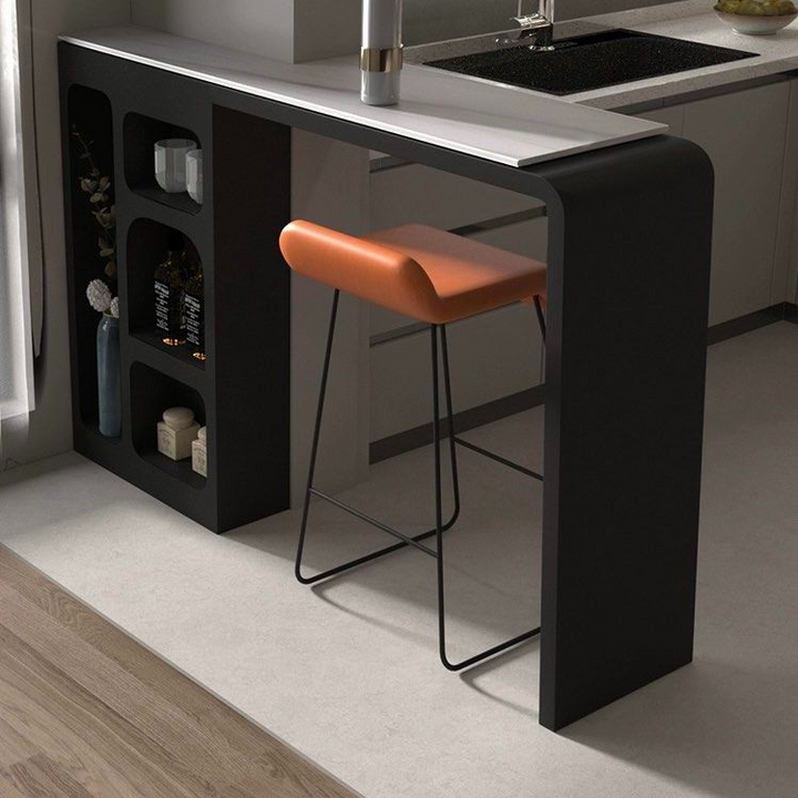 TYSON Modern Sintered Stone Storage Bar Table