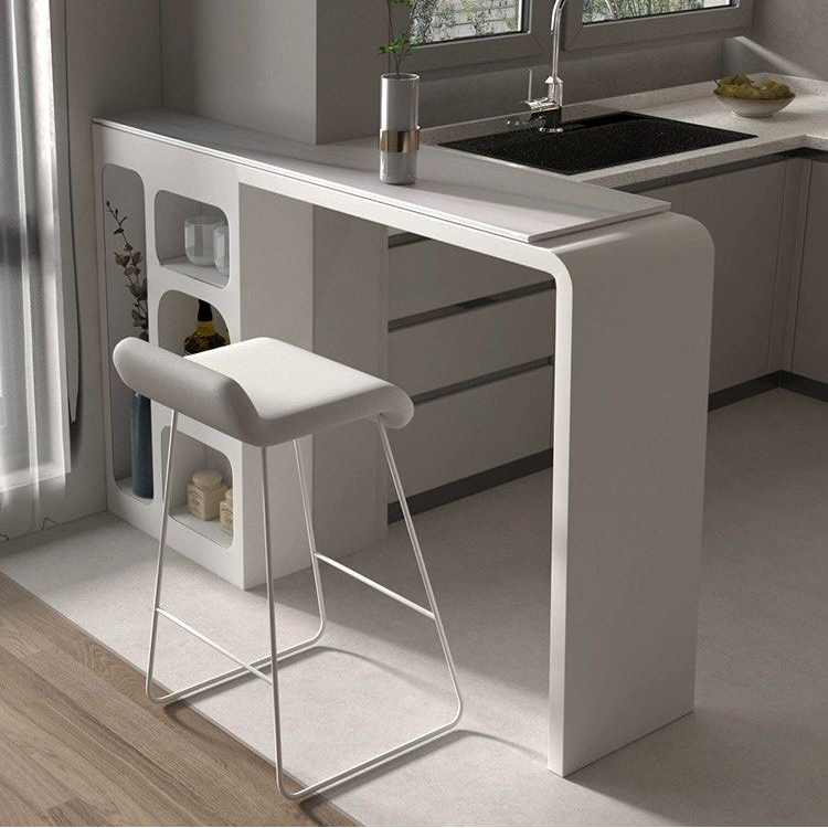 TYSON Modern Sintered Stone Storage Bar Table