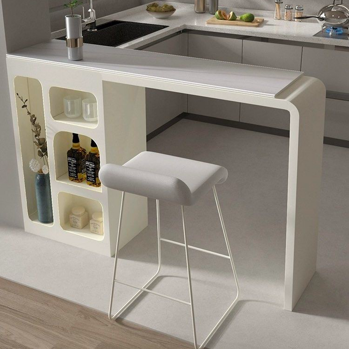 TYSON Modern Sintered Stone Storage Bar Table