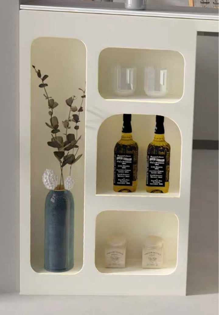 TYSON Modern Sintered Stone Storage Bar Table