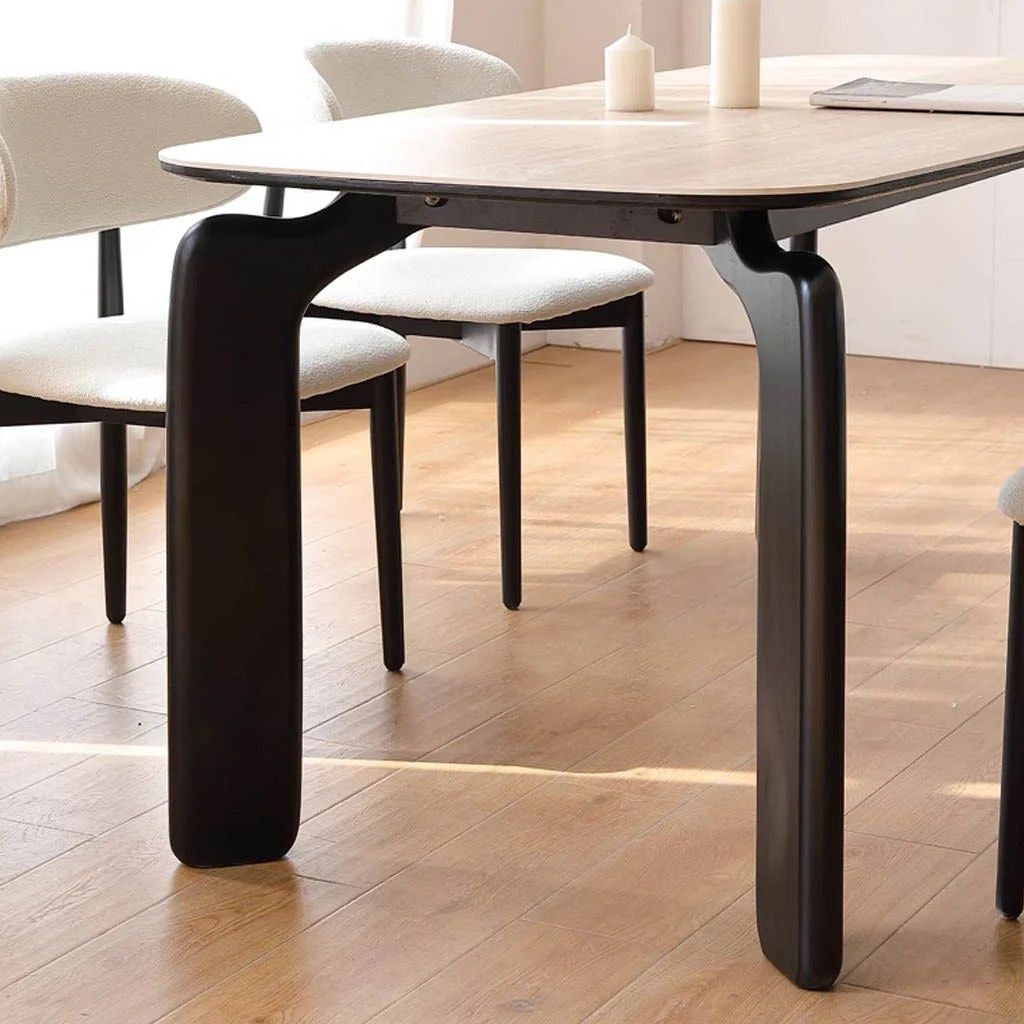 PERCY Travertine Sintered Stone Dining Table