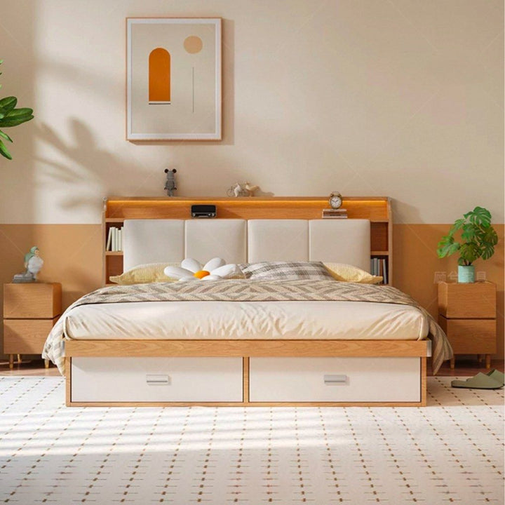 ONITE Japandi Storage Bedframe