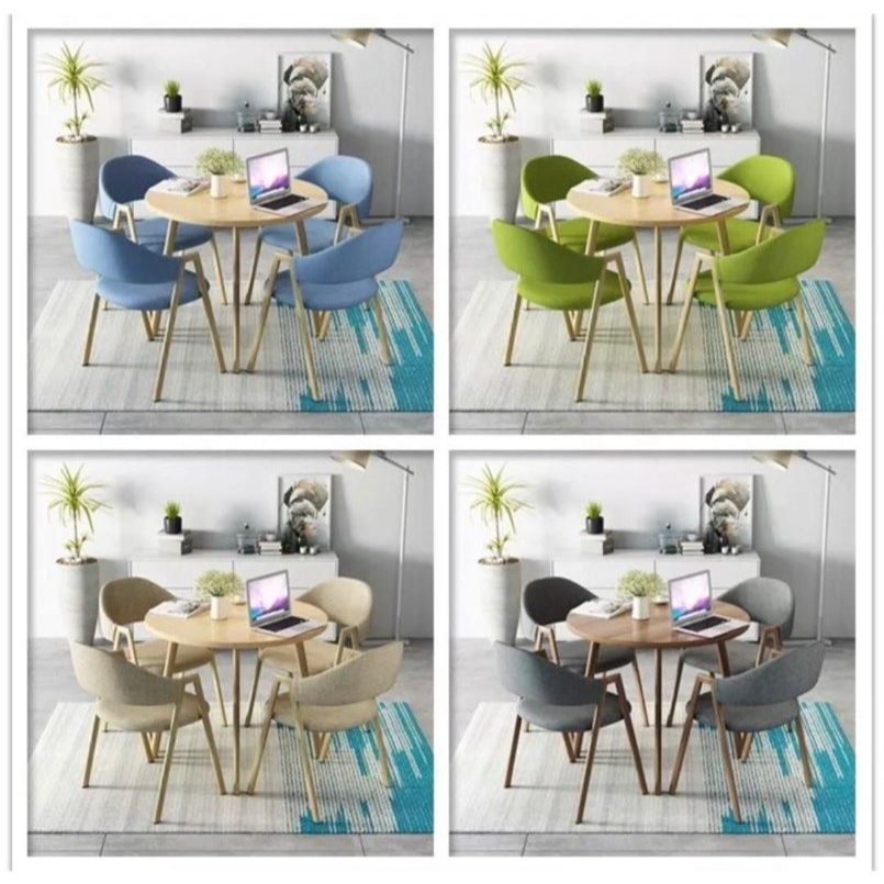 OPHELIA Round Dining Table Set