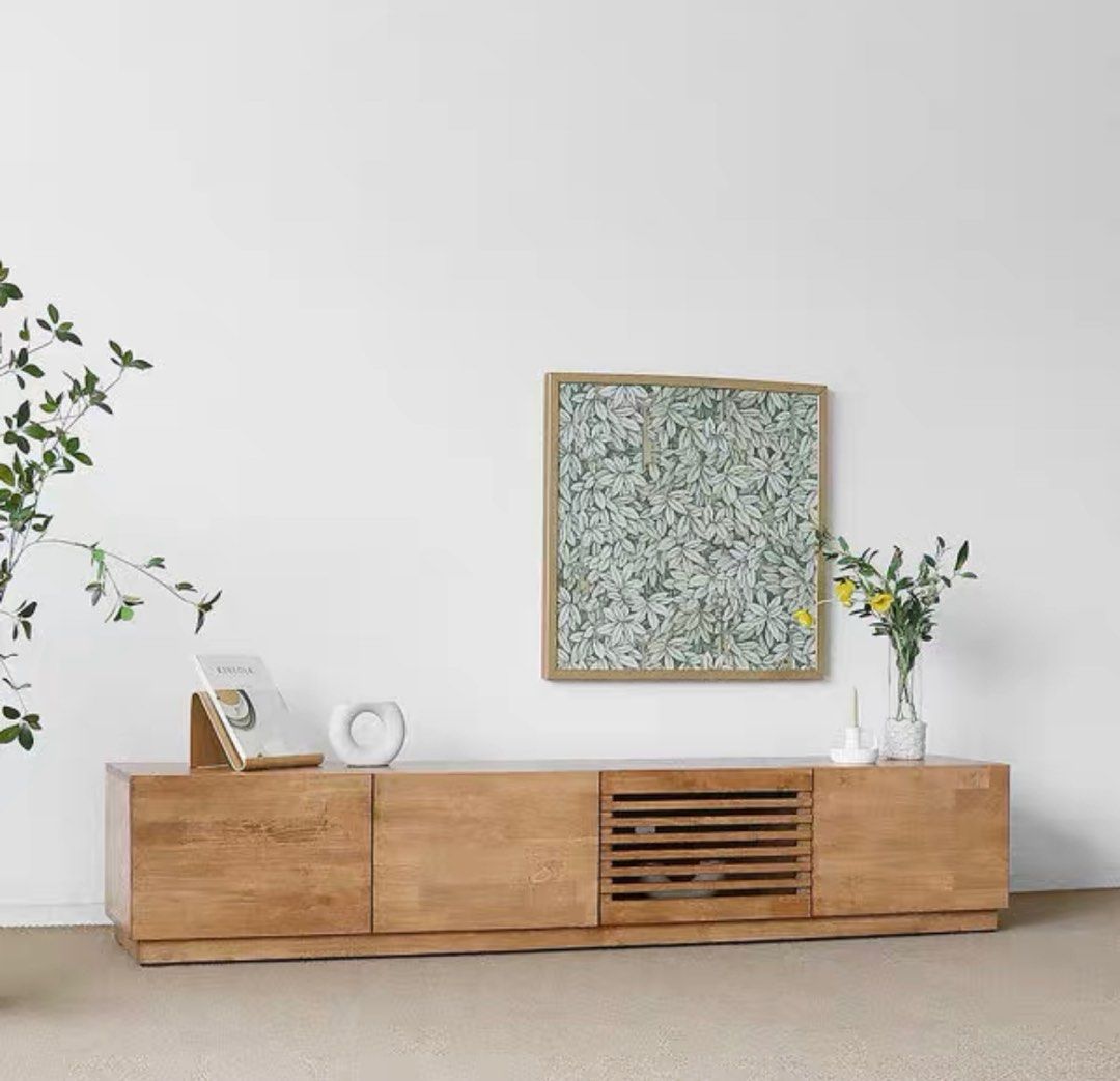 VANAR Modern Solid Wood TV Console