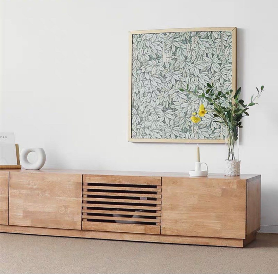 VANAR Modern Solid Wood TV Console