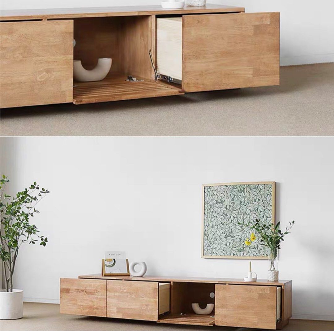 VANAR Modern Solid Wood TV Console