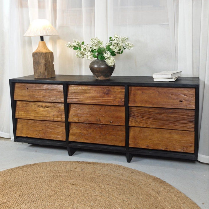 JAMIN Rustic Solid Wood Sideboard