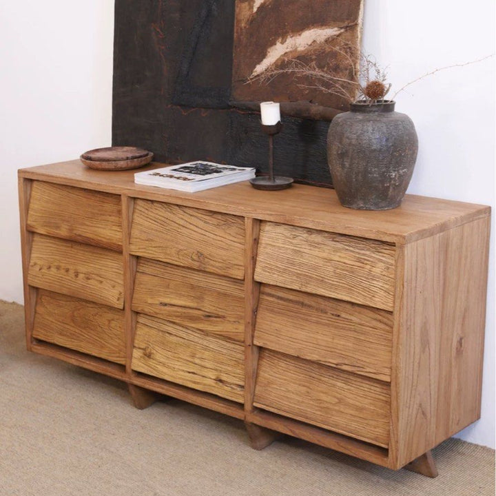JAMIN Rustic Solid Wood Sideboard
