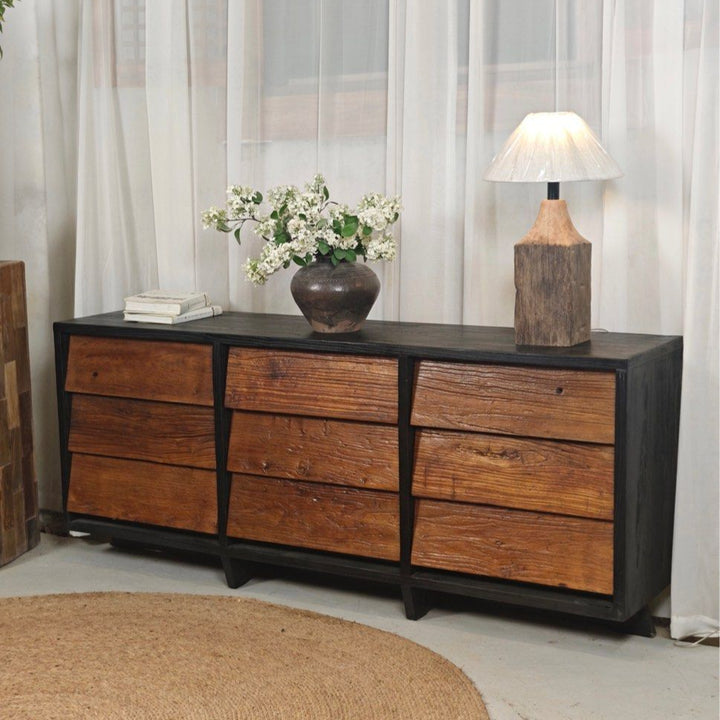 JAMIN Rustic Solid Wood Sideboard