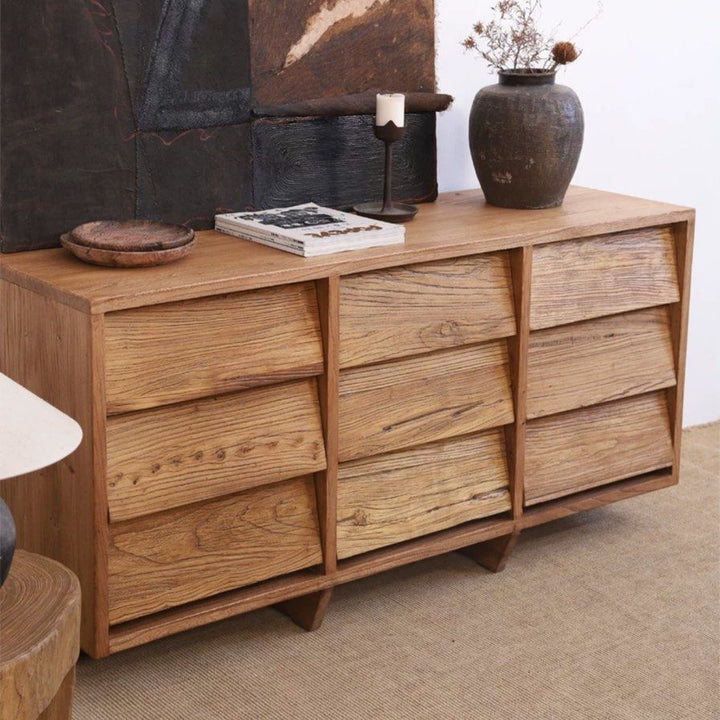 JAMIN Rustic Solid Wood Sideboard